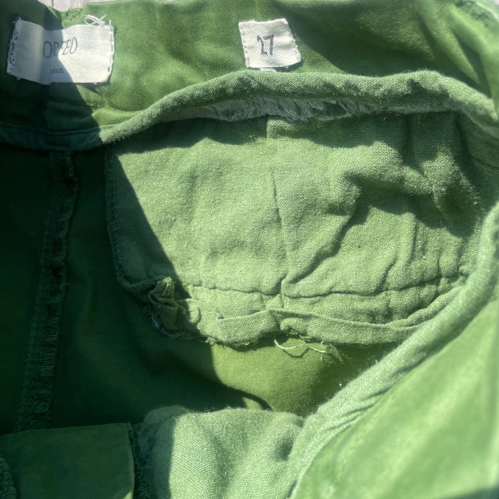 ORFEO Women’s Green Chinos Pants 27 - Picture 8 of 9